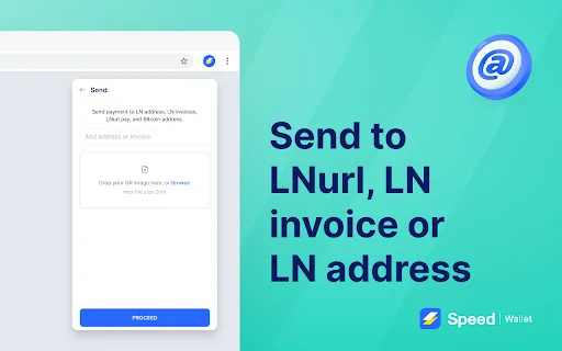 I-download ang Speed Bitcoin Lightning Wallet – Mabilis na Crypto - Screenshot 4