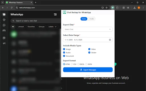 I-backup ang WhatsApp Chat – I-export ang Messages at Media Ngayon - Screenshot 1