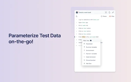 I-download ang Testsigma Recorder – Mabilis na Automation Testing - Screenshot 1