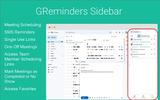 GReminders Sidebar: Pamahalaan ang Meeting at Schedule nang Mabilis - Screenshot 1