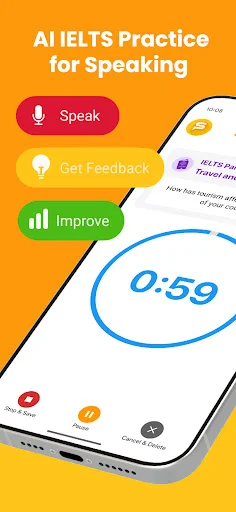 Download AI IELTS Speaking – SpeakPrac: Band 9 Reviewer App - Screenshot 1