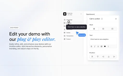 I-download ang Guideflow: Interactive Demos at Guides para sa Iyo - Screenshot 3