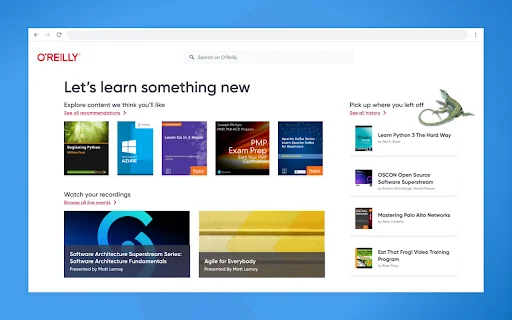 I-download ang O’Reilly Extension – Mabilis na Access sa Tech Content - Screenshot 1