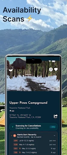 I-download ang Campsite Tonight – Kumuha ng Camping Slot Agad - Screenshot 3