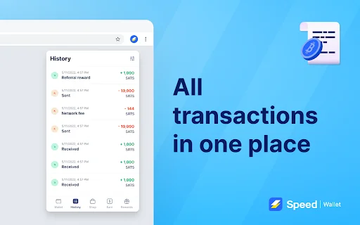I-download ang Speed Bitcoin Lightning Wallet – Mabilis na Crypto - Screenshot 3