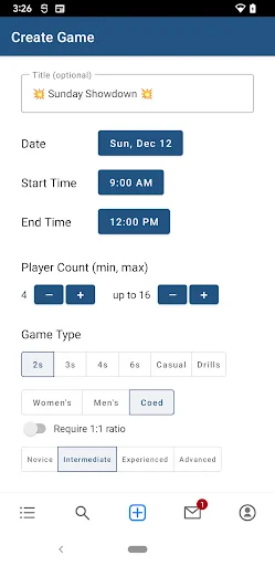 I-download ang Beach Volleyball App – Maghanap at Mag-set up ng Laro - Screenshot 5