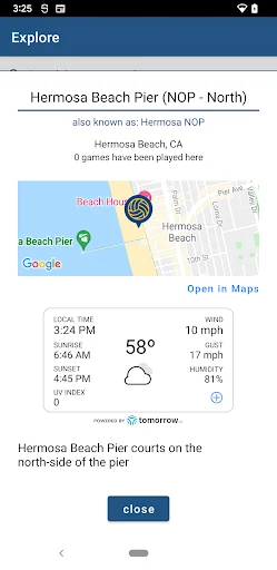 I-download ang Beach Volleyball App – Maghanap at Mag-set up ng Laro - Screenshot 4
