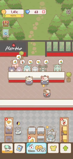 I-download ang Hamster Chef: Idle Restaurant – Masayang Cooking Game - Screenshot 6