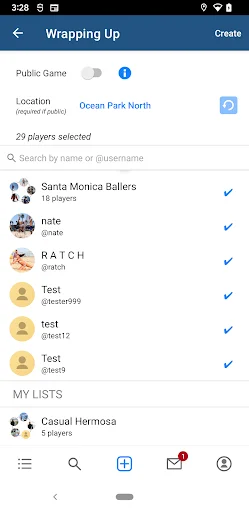 I-download ang Beach Volleyball App – Maghanap at Mag-set up ng Laro - Screenshot 6