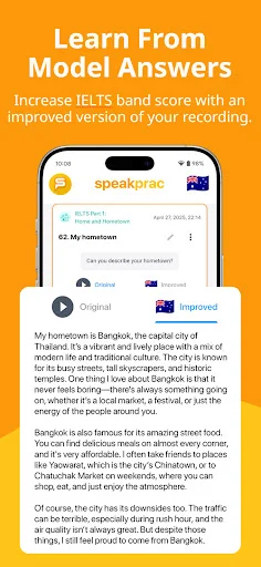 Download AI IELTS Speaking – SpeakPrac: Band 9 Reviewer App - Screenshot 7