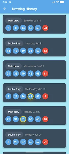 I-download ang Kentucky Lotto Droid – Resulta at Stats Libre - Screenshot 2