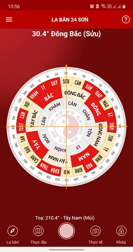 La Ban Phong Thuy – Compass App: Gabay sa Direksyon at Feng Shui - Screenshot 3