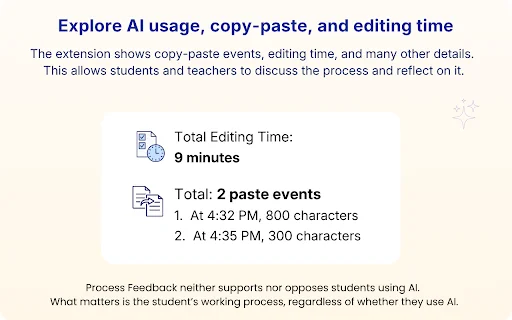 Process Feedback for Google Docs – I-track ang Edit History - Screenshot 3