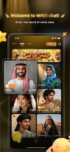 I-download ang Wadi Chat – Makipag-usap sa Voice Chat Rooms nang Libre - Screenshot 3