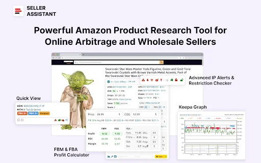 Seller Assistant: Pinakamahusay na Amazon Product Research Tool - Screenshot 1