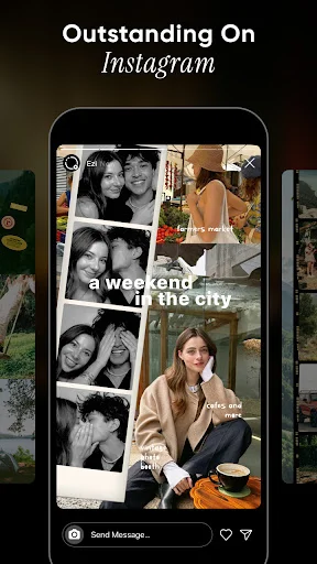 I-download ang Ezi: Story Collage & Easy Post – Pinakamahusay na Editor - Screenshot 1