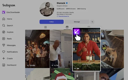Exta: Pinakamabilis na Instagram Downloader – Libreng HD Download - Screenshot 1