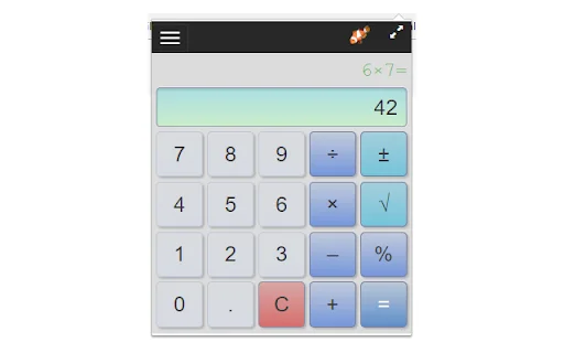 Calculator para sa Chrome – Mabilis at Simpleng Math Tool - Screenshot 1