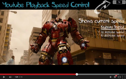 I-download ang Youtube Playback Speed Control – Pabilisin ang Video - Screenshot 1