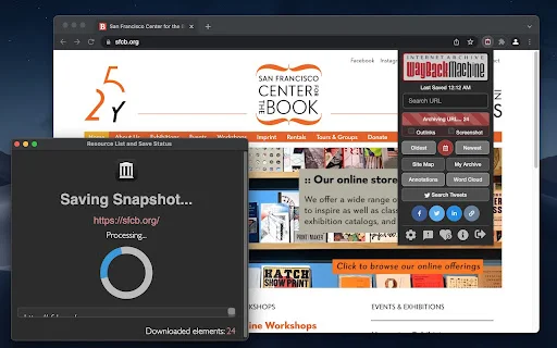 Wayback Machine Extension: I-access ang Kasaysayan ng Web nang Libre - Screenshot 3