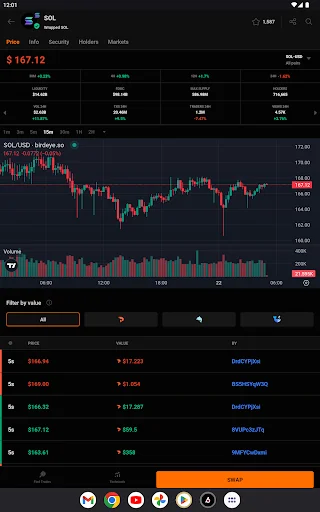 I-download ang Birdeye Crypto Data Tool – Subaybayan ang Memecoins - Screenshot 12