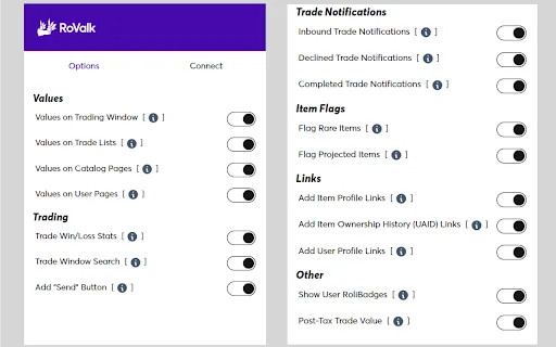 I-download ang RoValk para sa Roblox Trading – Pinakamahusay na Tool - Screenshot 2