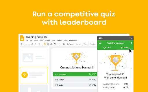 I-download ang Slido para sa Google Slides – Gawing Interactive ang Presentation - Screenshot 3